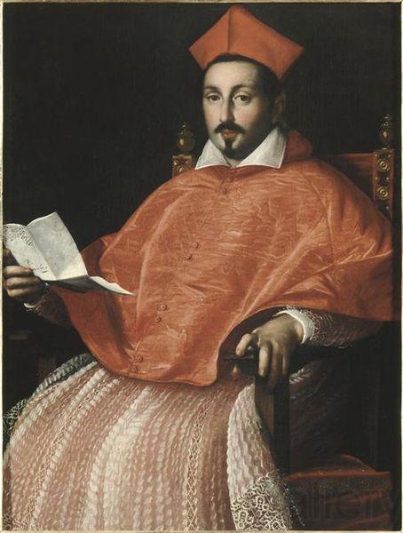 Ottavio Leoni Retrato del Cardenal Scipione Borghese Spain oil painting art